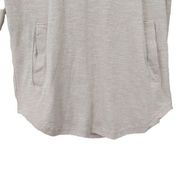 Pacsun Hoodie Womens Small Beige Pullover Scallop Fit Knit Curved Hem Outdoor - Picture 4 of 9
